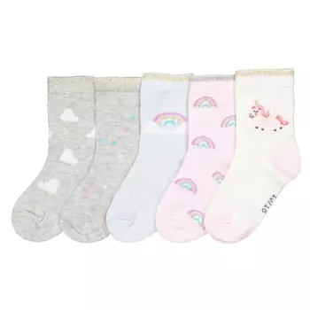 Комплект из 5 пар носков, размеры 15/18-23/26