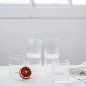 Комплект из 6 граненных стаканов