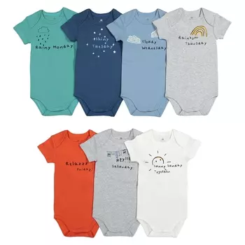 Комплект из 7 боди с La Redoute