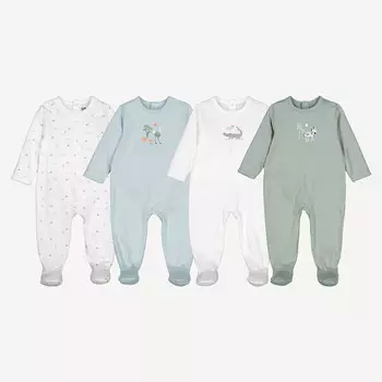 Комплект из четырех цельных пижам LaRedoute