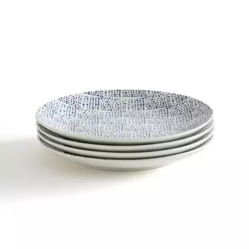 Комплект из четырех десертных тарелок LaRedoute