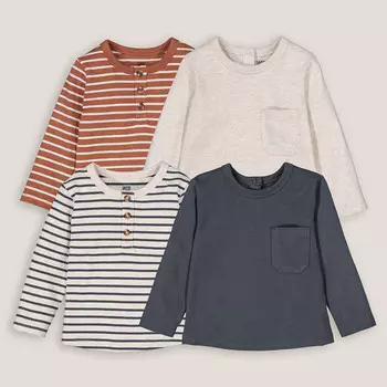 Комплект из четырех лонгсливов LaRedoute