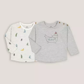 Комплект из двух футболок с LaRedoute