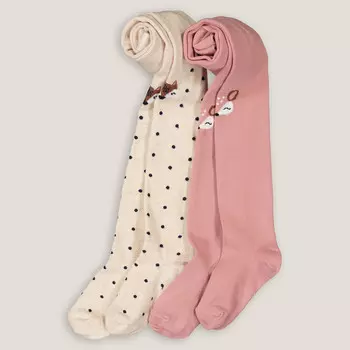 Комплект из двух колготок размеры LaRedoute