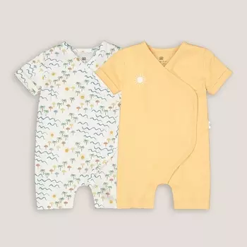 Комплект из двух коротких комбинезонов LaRedoute