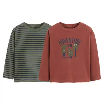 Комплект из двух лонгсливов LaRedoute