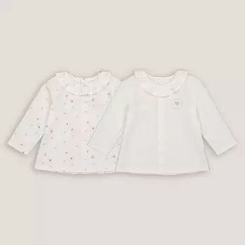 Комплект из двух лонгсливов принт LaRedoute