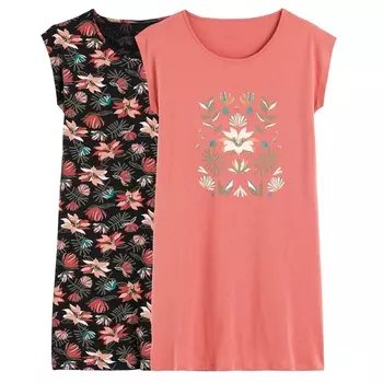 Комплект из двух ночных рубашек LA REDOUTE COLLECTIONS