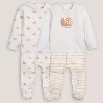 Комплект из двух пижам раздельных LaRedoute