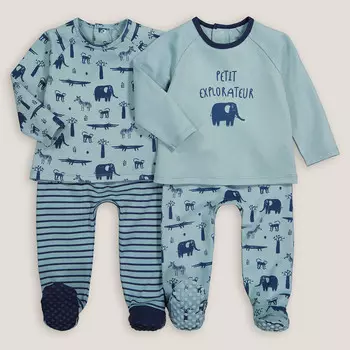 Комплект из двух пижам раздельных LaRedoute