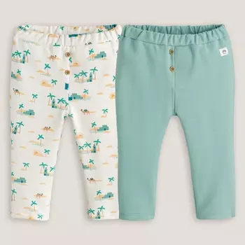Комплект из двух штанишек из LA REDOUTE COLLECTIONS