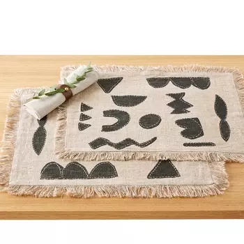 Комплект из двух столовых салфеток LaRedoute