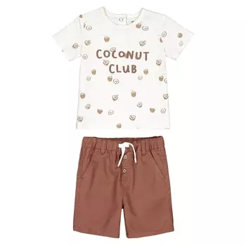 Комплект из футболки и шорт LA REDOUTE COLLECTIONS