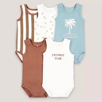 Комплект из пяти боди без LA REDOUTE COLLECTIONS