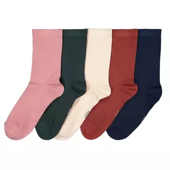 Комплект из пяти пар однотонных LaRedoute