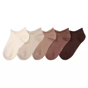 Комплект из пяти пар однотонных LaRedoute