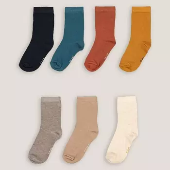 Комплект из семи пар однотонных LaRedoute