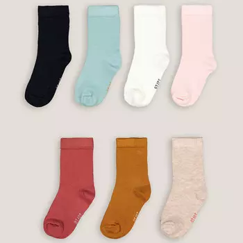 Комплект из семи пар однотонных LaRedoute