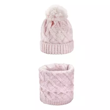 Комплект из шапочки и шарфа La Redoute