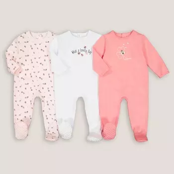 Комплект из трех цельных пижам LaRedoute