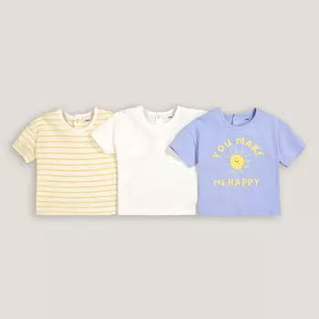 Комплект из трех футболок LaRedoute