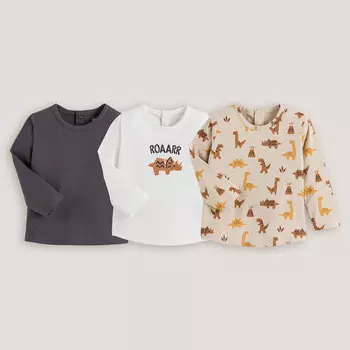 Комплект из трех футболок с LaRedoute