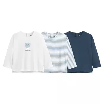 Комплект из трех лонгсливов LaRedoute