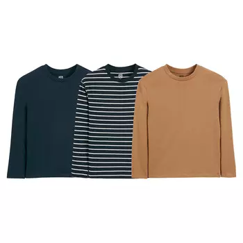 Комплект из трех лонгсливов LaRedoute