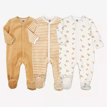 Комплект из трех пижам цельных LaRedoute