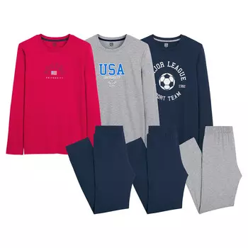 Комплект из трех пижам из LaRedoute