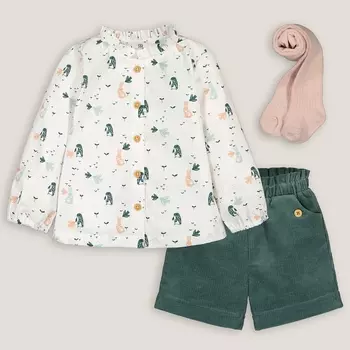 Комплект из трех предметов блузка LaRedoute