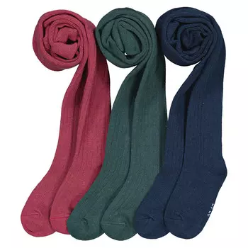 Комплект из трех рифленых колготок LaRedoute