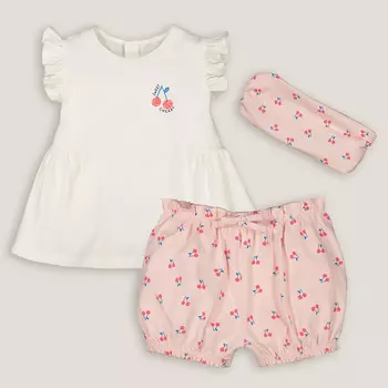 Комплект из трех вещей футболка LaRedoute