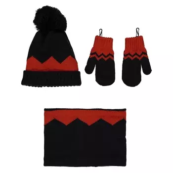 Комплект шапочка + варежки + снуд, 0 мес. - 3 года