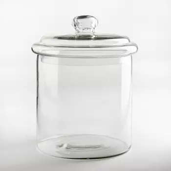 Конфетница из стекла с крышкой