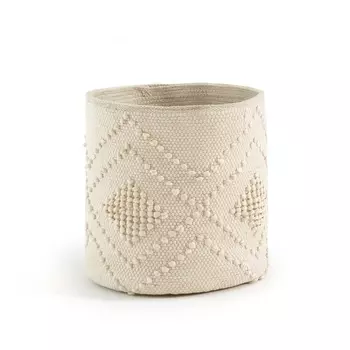 Корзина круглая 100% хлопок, вытканная вручную, VOLOS
