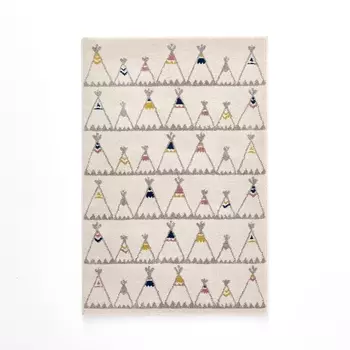 Ковер детский с рисунком вигвам, Zoupiou