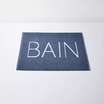 Коврик для ванной с надписью BAIN, Vasca
