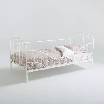 Кровать-кушетка из металла с основой под матрас Aela