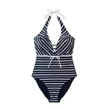 Купальник цельный с рисунком в полоску Valencia