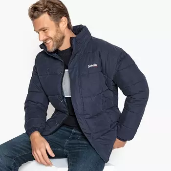 Куртка стеганая короткая NEBRASKA с воротником-стойкой на молнии