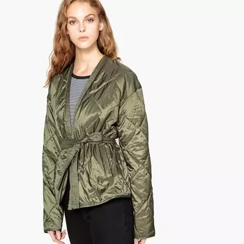 Куртка стеганая покроя кимоно