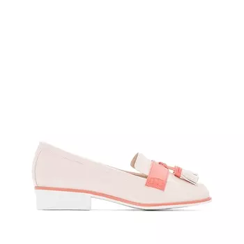 Мокасины лакированные с кисточкой