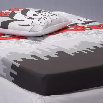 Натяжная простыня Граффити