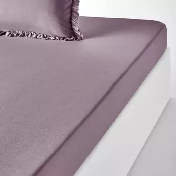 Натяжная простыня из льна и хлопка , NILLOW