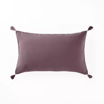 Наволочка на подушку-валик из льна и вискозы ODORIE