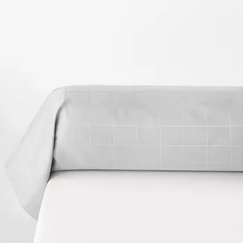 Наволочка на подушку-валик в крупную клетку