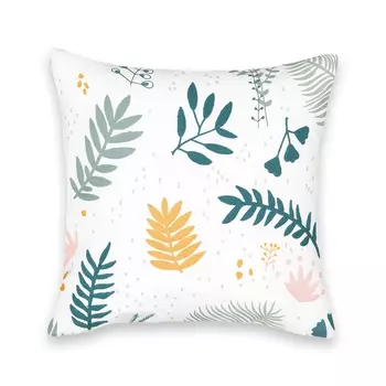 Наволочка с принтом и вышивкой SUZANNE