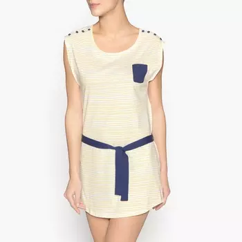 Ночная рубашка с принтом в полоску