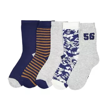 Носки с рисунком, комплект из 5 пар